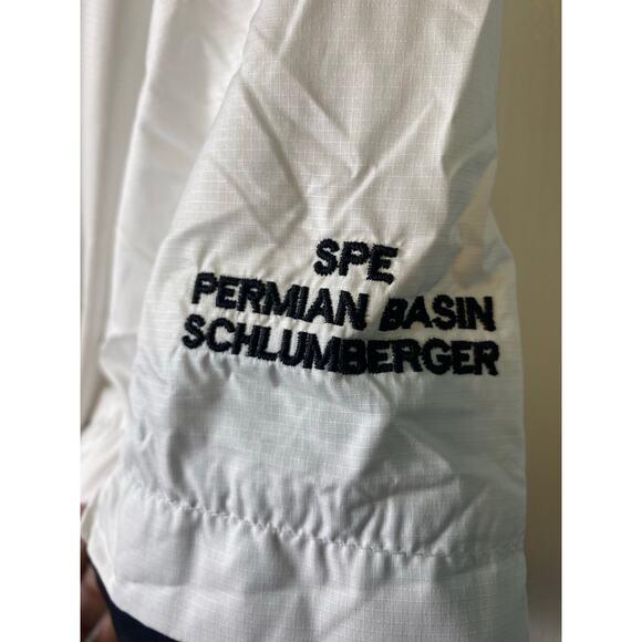 Adidas Men's White Black Colorblock ClimaProof Pullover Golf Jacket Size XL NWT - Picture 5 of 8